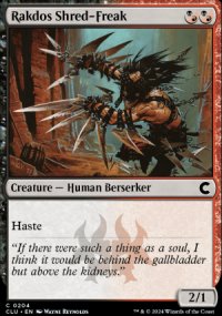 Rakdos Shred-Freak - Ravnica: Clue Edition