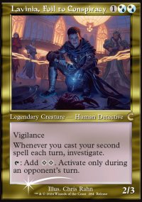 Lavinia, Foil to Conspiracy - Ravnica: Clue Edition