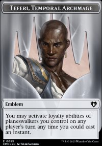 Emblem Teferi, Temporal Archmage - Commander Masters