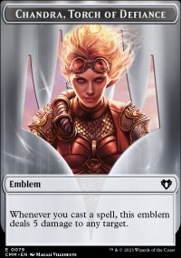 Emblem Chandra, Torch of Defiance - Commander Masters