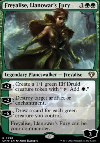 Freyalise, Llanowar's Fury 1 - Commander Masters