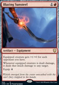 Blazing Sunsteel - Commander Legends