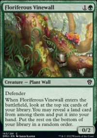 Floriferous Vinewall - Dominaria United