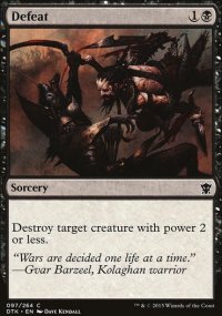 Defeat - Dragons of Tarkir