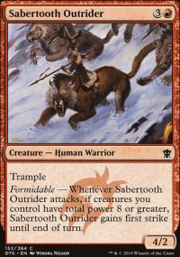 Sabertooth Outrider - Dragons of Tarkir