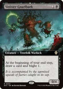 Sinister Gnarlbark 2 - Lorwyn Eclipsed Commander Decks