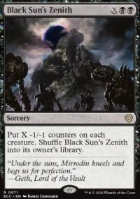 Black Sun's Zenith - Lorwyn Eclipsed Commander Decks