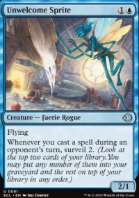 Unwelcome Sprite - Lorwyn Eclipsed