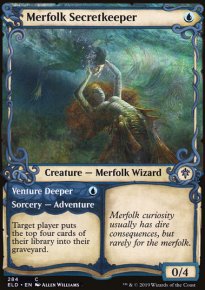 Merfolk Secretkeeper 2 - Throne of Eldraine