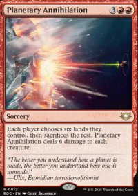 Planetary Annihilation 1 - Edge of Eternities Commander Decks