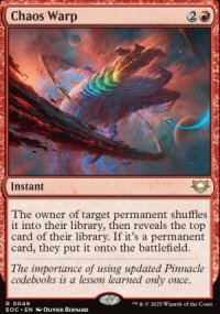 Chaos Warp - Edge of Eternities Commander Decks