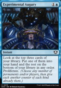 Experimental Augury - Edge of Eternities Commander Decks