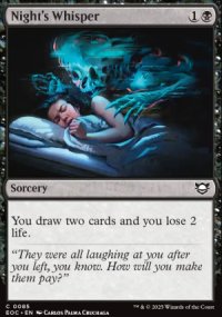 Night's Whisper - Edge of Eternities Commander Decks