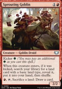Sprouting Goblin - Edge of Eternities Commander Decks