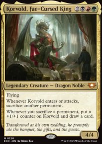 Korvold, Fae-Cursed King - Edge of Eternities Commander Decks