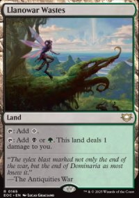 Llanowar Wastes - Edge of Eternities Commander Decks