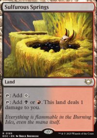 Sulfurous Springs - Edge of Eternities Commander Decks