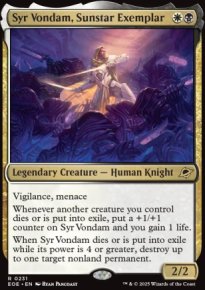 Syr Vondam, Sunstar Exemplar 1 - Edge of Eternities