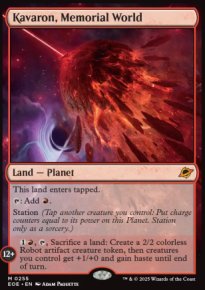 Kavaron, Memorial World 1 - Edge of Eternities