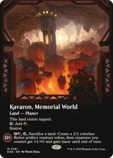 Kavaron, Memorial World 2 - Edge of Eternities