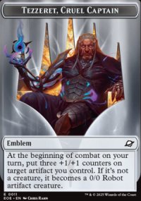Emblem Tezzeret, Cruel Captain - Edge of Eternities