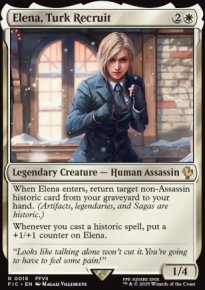 Elena, Turk Recruit 1 - Final Fantasy Commander Decks