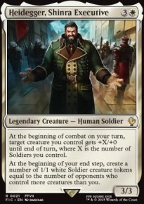 Heidegger, Shinra Executive 1 - Final Fantasy Commander Decks