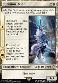 Summon: Ixion 1 - Final Fantasy Commander Decks