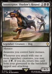 Interceptor, Shadow's Hound 1 - Final Fantasy Commander Decks