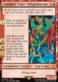 Summon: Esper Valigarmanda 1 - Final Fantasy Commander Decks