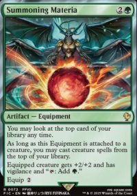 Summoning Materia 1 - Final Fantasy Commander Decks