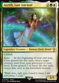 Aerith, Last Ancient 1 - Final Fantasy Commander Decks