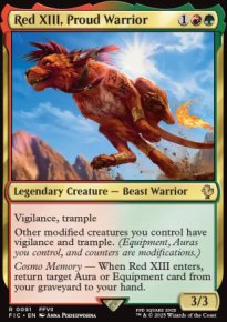 Red XIII, Proud Warrior 1 - Final Fantasy Commander Decks