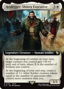 Heidegger, Shinra Executive 2 - Final Fantasy Commander Decks