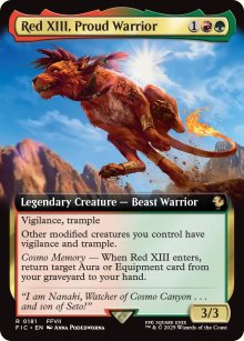 Red XIII, Proud Warrior 2 - Final Fantasy Commander Decks