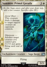 Summon: Primal Garuda 1 - Final Fantasy