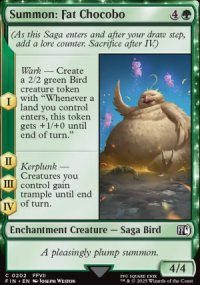 Summon: Fat Chocobo 1 - Final Fantasy