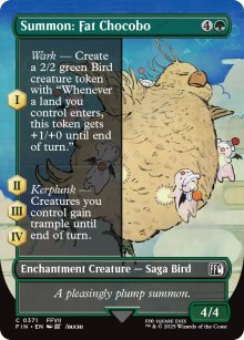 Summon: Fat Chocobo 2 - Final Fantasy