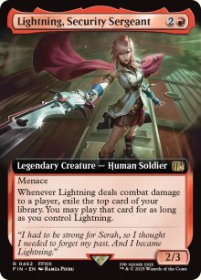 Lightning, Security Sergeant 1 - Final Fantasy