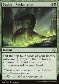 Sudden Reclamation - Fate Reforged