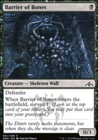 Barrier of Bones - Guilds of Ravnica