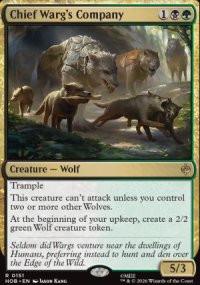 Chief Warg's Company - The Hobbit