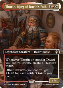 Thorin, King of Durin's Folk - The Hobbit Commander Decks