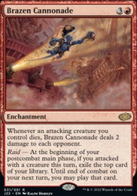 Brazen Cannonade - Jumpstart 2022