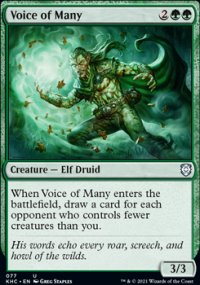 Voice of Many - Kaldheim Commander Decks