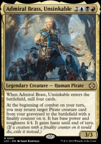 Admiral Brass, Unsinkable 1 - Lost Caverns of Ixalan Commander Decks