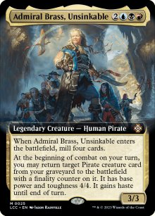 Admiral Brass, Unsinkable 3 - Lost Caverns of Ixalan Commander Decks