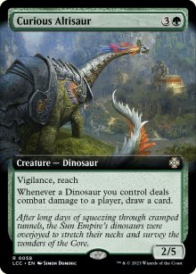Curious Altisaur 1 - Lost Caverns of Ixalan Commander Decks