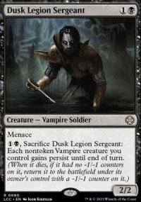 Dusk Legion Sergeant 2 - Lost Caverns of Ixalan Commander Decks