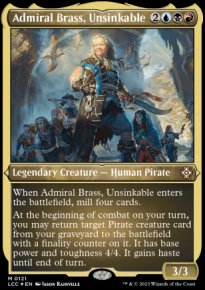 Admiral Brass, Unsinkable 4 - Lost Caverns of Ixalan Commander Decks